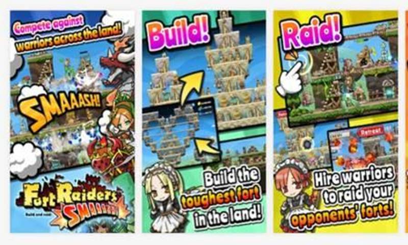 Free Download Game Fort Raiders SMAAASH for Android versi terbaru gratis