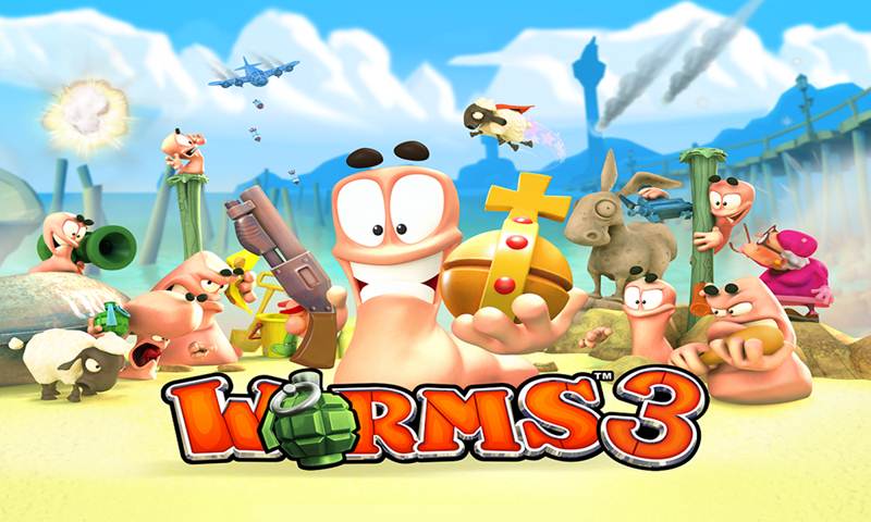 Free Download Game Worms 3 Android .APK Full DATA Latest Version