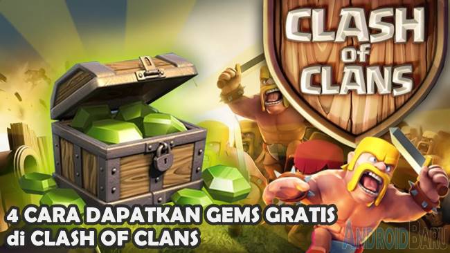 4 Trik Mendapat Gems Clash of Clans Gratis Terbaru