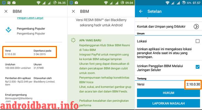 BBM Android 2.10.0.30 APK