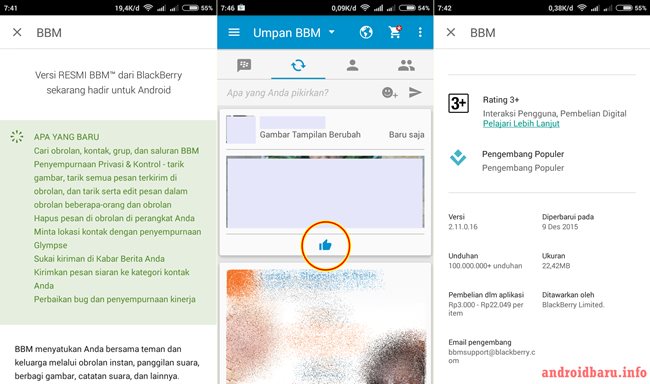 Download Official BBM Android 2.11.0.16 .apk Desember 2015 Terbaru