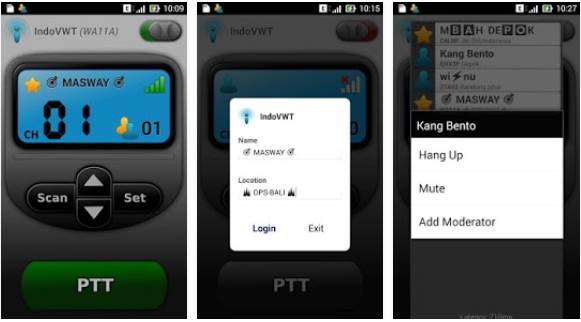 Download IndoVWT Aplikasi Radio HT Brik di Android Alias Handy Walkie Talkie