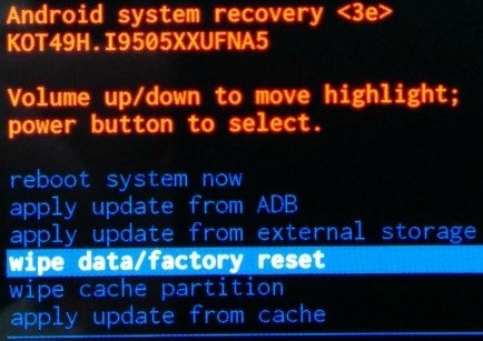 Cara Recovery Mode Android untuk Reset Factory