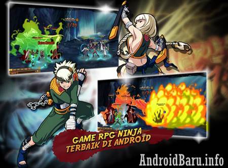 Shinobi Heroes Game Naruto Android Terbaik RPG Online