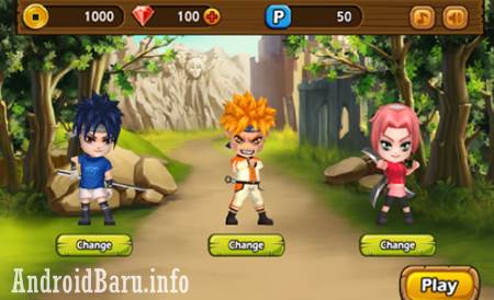 Ultimate Battle Ninja Dash Game Naruto Android Terbaik Kartun Anime