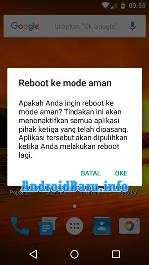 Cara Masuk Safe Mode Android Tanpa Root