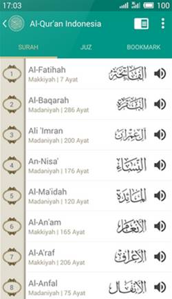 Download Al Quran Indonesia APK - Aplikasi Al-Quran Android Terbaik Gratis dan Benar