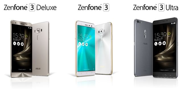 Harga dan Spesifikasi ASUS ZenFone 3 - ZenFone 3 Deluxe - ZenFone 3 Ultra Lengkap Indonesia