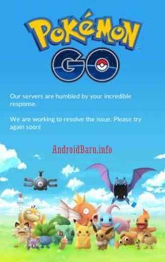 Server Pokemon GO Down Maintenance Tidak Bisa Dibuka