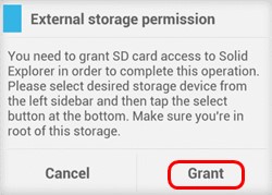 Grant Access SD Card on Android 5.0 Lollipop