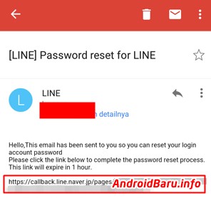 Cara reset password Line atur kata sandi baru