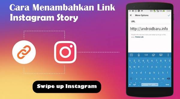 Cara Membuat Swipe Up Link di Instagram Story Android