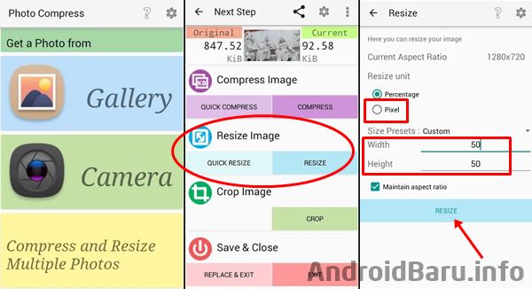 Cara Memperbesar Ukuran Foto di Android Offline