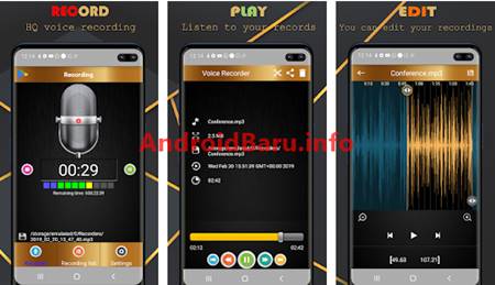 Download Voice Recorder Pro Apk Perekam Suara Android yang Jernih