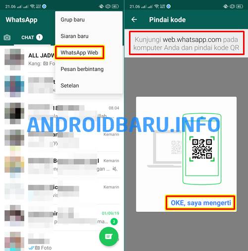 Cara Melihat Kode QR WhatsApp di HP Android Tanpa PC Komputer
