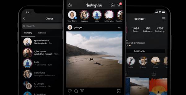 Pengaturan Agar Aplikasi Instagram Android Jadi Warna Hitam Gelap