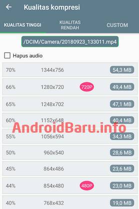 Cara Compress Video Lewat HP Android Offline