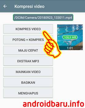 Cara Mengkompres Video di Android Terbaru