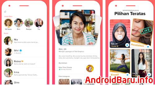 Download Aplikasi Cari Jodoh Android Terbaik APK Tinder